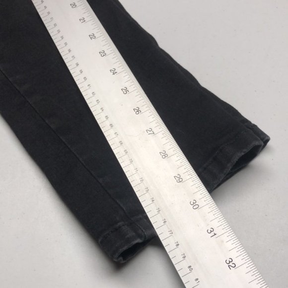 LIKE NEW PAPER DENIM & CLOTH BLACK STRAIGHT JEANS 30x32 😎 - Picture 12 of 14